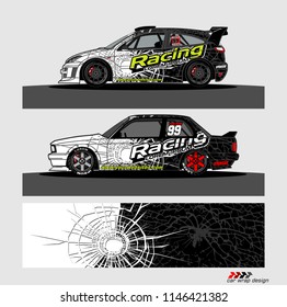 car decal design vector. abstract background for vehicle vinyl wrap