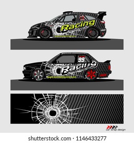 car decal design vector. abstract background for vehicle vinyl wrap