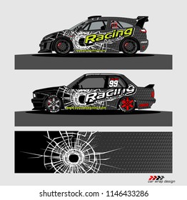 car decal design vector. abstract background for vehicle vinyl wrap
