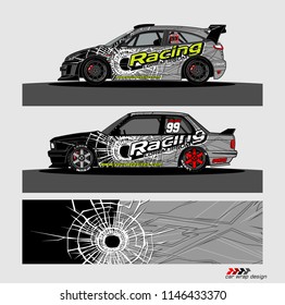 car decal design vector. abstract background for vehicle vinyl wrap