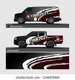 car decal design vector. abstract background for vehicle vinyl wrap