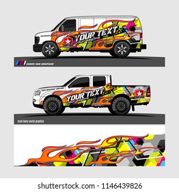car decal design vector. abstract background for vehicle vinyl wrap