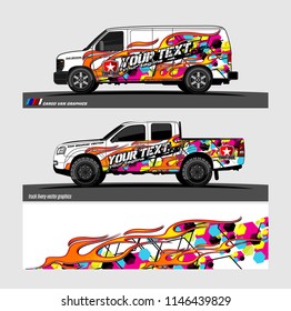 car decal design vector. abstract background for vehicle vinyl wrap