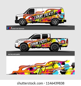 car decal design vector. abstract background for vehicle vinyl wrap