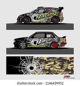 car decal design vector. abstract background for vehicle vinyl wrap