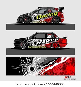 car decal design vector. abstract background for vehicle vinyl wrap