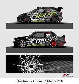car decal design vector. abstract background for vehicle vinyl wrap