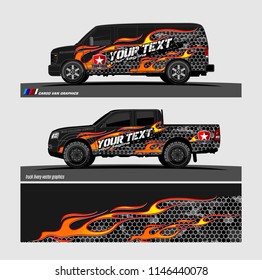 car decal design vector. abstract background for vehicle vinyl wrap