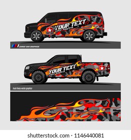 car decal design vector. abstract background for vehicle vinyl wrap