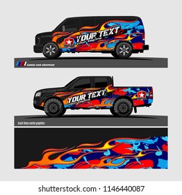 car decal design vector. abstract background for vehicle vinyl wrap