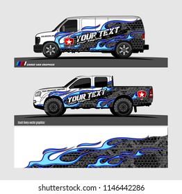 car decal design vector. abstract background for vehicle vinyl wrap