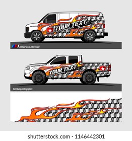 car decal design vector. abstract background for vehicle vinyl wrap