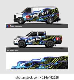 car decal design vector. abstract background for vehicle vinyl wrap