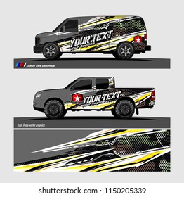car decal design vector. abstract background for vehicle vinyl wrap