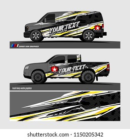 car decal design vector. abstract background for vehicle vinyl wrap
