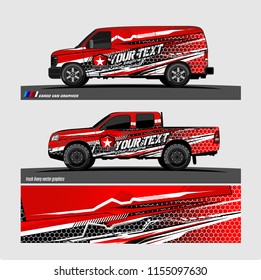 car decal design vector. abstract Modern shape with grunge background for vehicle vinyl wrap