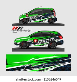Car decal design vector. abstract background for vehicle wrap