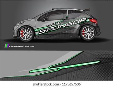 car decal design vector. abstract background for vehicle vinyl wrap