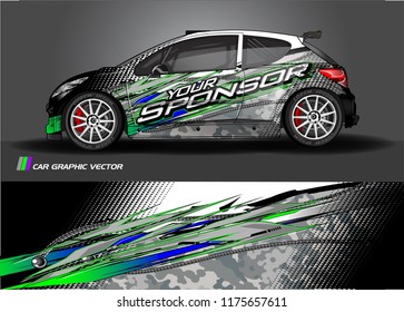 car decal design vector. abstract background for vehicle vinyl wrap