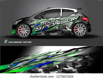 car decal design vector. abstract background for vehicle vinyl wrap