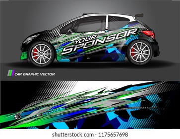 car decal design vector. abstract background for vehicle vinyl wrap