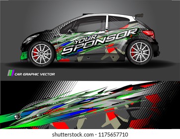 car decal design vector. abstract background for vehicle vinyl wrap