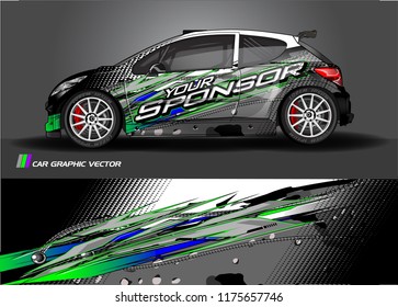 car decal design vector. abstract background for vehicle vinyl wrap