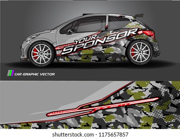 car decal design vector. abstract background for vehicle vinyl wrap