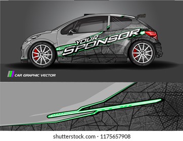 car decal design vector. abstract background for vehicle vinyl wrap