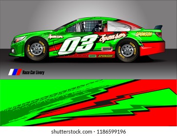 Car decal design vector. abstract racing graphic stripe background kit for vehicle vinyl wrap, race car sticker, and rally livery