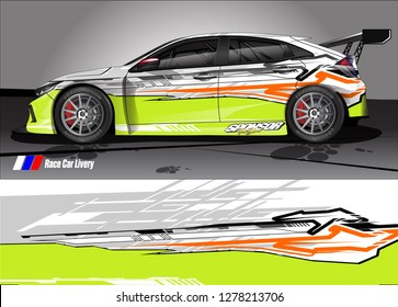 
car decal design vector. abstract background for vehicle vinyl wrap