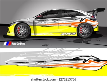 
car decal design vector. abstract background for vehicle vinyl wrap
