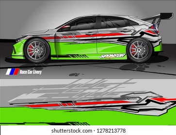 
car decal design vector. abstract background for vehicle vinyl wrap