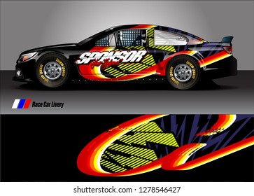 
car decal design vector. abstract background for vehicle vinyl wrap