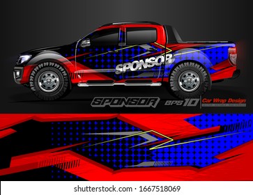 car decal design vector. abstract background for vehicle vinyl wrap