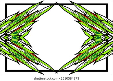 Vector de diseño de calcomanía de coche. Juego de fondo de rayas gráficas de carreras abstractas para envoltura de vinilo para vehículos
