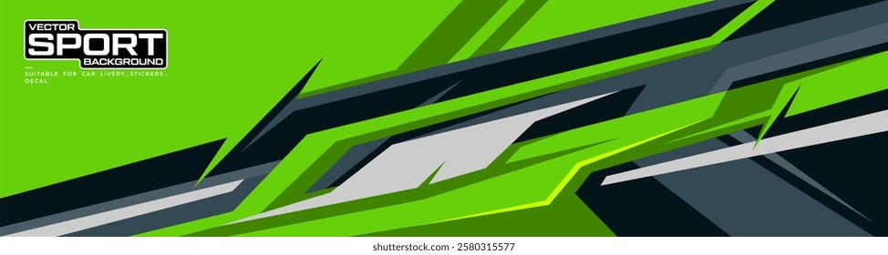 Car decal design vector. abstract stripe racing background