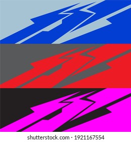 Car Decal Design Vector Graphic Abstract 