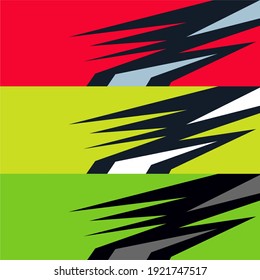Car Decal Design Vector Graphic Abstract 
