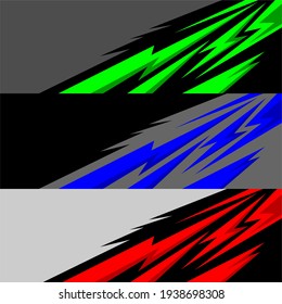 Car Decal Design Vector Graphic Abstract 