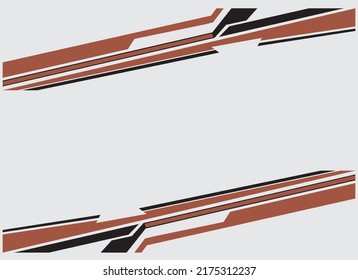 Car Decal Design Vector Graphic Abstract