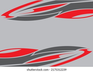 Car Decal Design Vector Graphic Abstract