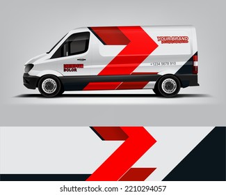 Car decal design vector. Graphic abstract stripe racing background kit designs for wrap vehicle, race car, rally, adventure and livery dekal