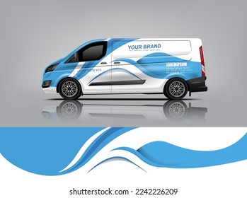 Vector de diseño de calcomanías de auto. Diseños gráficos abstractos de banda de fondo de carreras para envolver vehículos, autos de carreras, rally, aventura y livery dekal