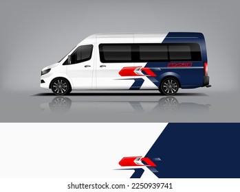 Vector de diseño de calcomanías de auto. Diseños gráficos abstractos de banda de fondo de carreras para envolver vehículos, autos de carreras, rally, aventura y livery dekal
