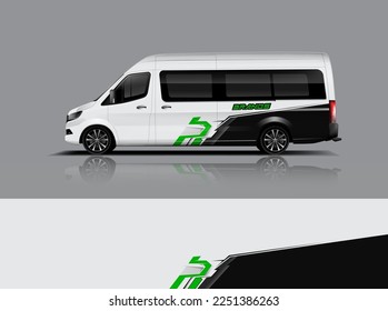 Automobil-Dekorationsvektor. Grafikabstrakte, abstrakte Streifen-Rennhintergrund-Designs für Wrackfahrzeug, Rennwagen, Rallye, Abenteuer und Livery-Decal