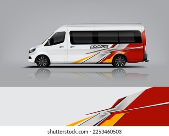 Automobil-Dekorationsvektor. Grafikabstrakte, abstrakte Streifen-Rennhintergrund-Designs für Wrackfahrzeug, Rennwagen, Rallye, Abenteuer und Livery-Decal
