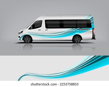 Automobil-Dekorationsvektor. Grafikabstrakte, abstrakte Streifen-Rennhintergrund-Designs für Wrackfahrzeug, Rennwagen, Rallye, Abenteuer und Livery-Decal