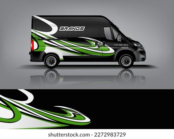 Automobil-Dekorationsvektor. Grafikabstraktes Design für abstrakte Streifen-Rennhintergrund-Designs für Wrackfahrzeug, Rennwagen, Rallye, Abenteuer und Livery-Decal a1