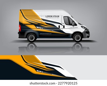 Automobil-Dekorationsvektor. Grafikabstraktes Design für abstrakte Streifen-Rennhintergrund-Designs für Wrackfahrzeug, Rennwagen, Rallye, Abenteuer und Livery-Decal a1